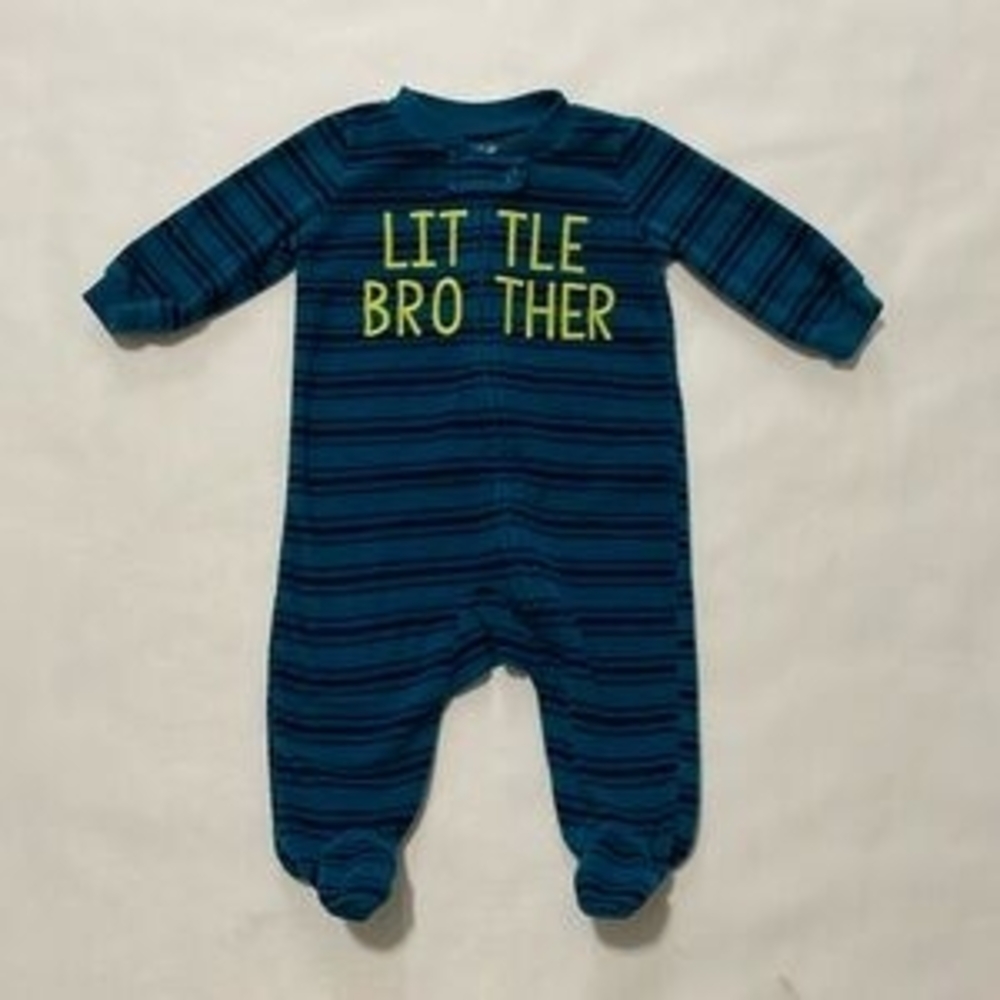 Carter's Blue and Green Footies One Piece